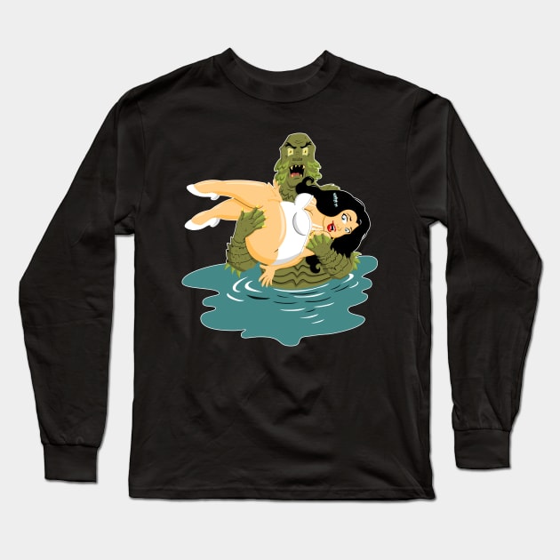 Creature Feature Long Sleeve T-Shirt by scoffin